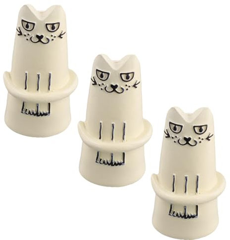 Breeshy Blumenvase in Katzenform, Mini-Vase, Handgefertigt, Kleine für Heimdekoration, Hochzeitsfeier, Geburtstagsgeschenk, Einzigartig, Süß
