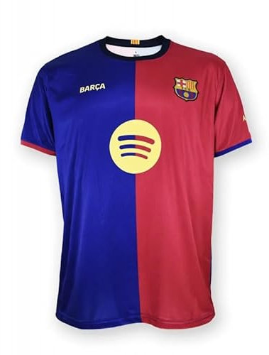 JYC CREATIVE Maillot de football Barcelone saison 24/25 - Tissu doux et confortable - Adulte - Unisexe, T-shirt, L