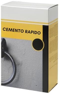 Cemento Rapido Grigio 5 KG - Pronto all’Uso - Cemento Rapido per Lavori in Casa e Fai da Te - Made in Italy, Facile Applicazione e Alta Resistenza