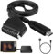Convertisseur péritel vers HDMI, câble péritel vers HDMI avec câble USB, convertisseur péritel vers HDMI vidéo audio avec entrée péritel et connecteur de sortie HDMI HD 720/1080p pour HDTV STB VHS