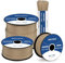 Brotree 550 Paracord 4mm 15m Cuerda Paracaidas 100% Poliéster Tipo III 7 Hebras para Al Aire Libre, Exterior, Supervivencia - Marrón