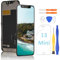 Yodoit Ersatz-Set für iPhone 13 Mini LCD-Bildschirm, 5,4 Zoll Display, 3D-Touch-Gesichts-ID-Funktion, Bildschirm mit Reparaturwerkzeug-Set