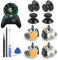 4Pack Joysticks for Xbox Series S/X Hall Effect Joystick Replacement for Xbox Series S/X 3D Analog Sensor Module Thumb Stick Controller Accessories Parts with Repair Tools