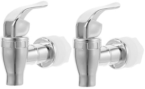 FUNOMOCYA 2Pièces Distributeur de Boissons Inoxydable Lot de Robinets de Remplacement pour Pots à Seaux à Barils à Bière Installation Facile Accessoire