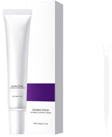 Langanhaltende, unsichtbare Doppellid-Stylingcreme, wasserfest und natürlich, für Frauen geeignet