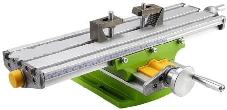 6330 Verbundtisch, Arbeitstisch mit Kreuzschlitten, Werkbank for Fräsen und Bohren, multifunktional, verstellbar, XY Für Tischbohrmaschinen