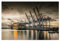 artboxONE Poster 60x40 cm Städte Waltershofer Hafen VI - Bild waltershof burchardkai Container