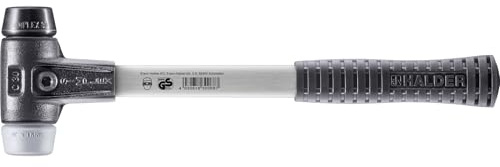 SIMPLEX-Schonhammer, Gummikomposition/TPE-mid; mit verstärktem Tempergussgehäuse und Fiberglasstiel | D=30 mm | 3723.030