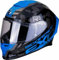 Scorpion 10-292-66 Motorradhelm Integral EXO-R1 Air OGI Schwarz Blau L