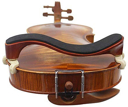 AMZZ Verstellbare Vollholz Geigenschulterstütze mit Klappfunktion für 3/4 4/4 Violine und 12 13 Viola (3/4 oder 4/4 Violin-Schulterstütze)