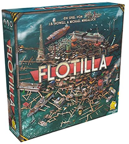 Strohmann Games | Flotilla | Kennerspiel | Brettspiel | 3-5 Spieler | Ab 14+ Jahren | 90+ Minuten | Deutsch