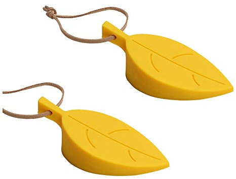 Silicone, Wind-Proof Door Stop, Anti-Collision Door Stop, Door Card Fixed Stopper, Door Stopper-Yellow*4