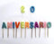 Velas de cumpleaños, Números de Velas， Letras de Velas Poner una frase