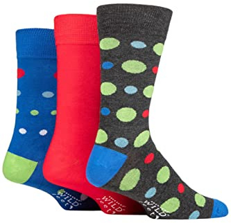 SockShop Wildfeet Mens Tree Boxed Bamboo Socks Pack of 3