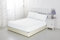 Sonia Linens Home Basic Soft Brushed Microfibre Fitted Sheet - Non Iron Breathable Hypoallergenic Bottom Sheet with Strong Elastic Hem (White, Double)