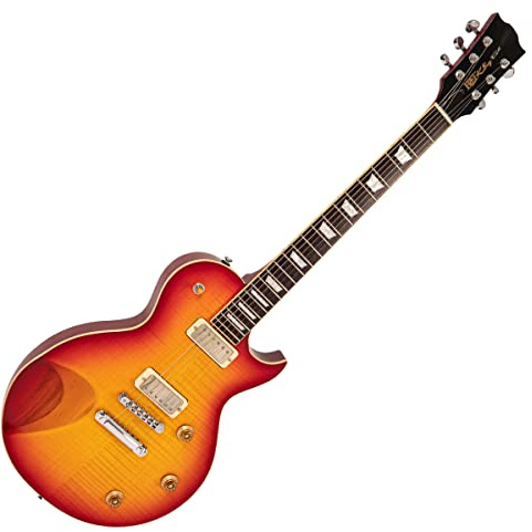 Fret-King Eclat Custom ~ Flamed Cherry Sunburst