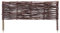 KADAX Palisade aus Weide, natürlicher Weidenzaun, handgemachter Weidenflechtzaun, Gartenzaun für Wegabgrenzung und Beete, Zaun Rasenkante (1 Stück 60x20cm)