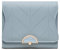 Porte Monnaie Femme, Petit Portefeuille Femme, Petit Porte Monnaie Femme avec Grande capacité, Portefeuille Femme élégant et Doux avec Grande Poche pour la Monnaie Bleu Ciel