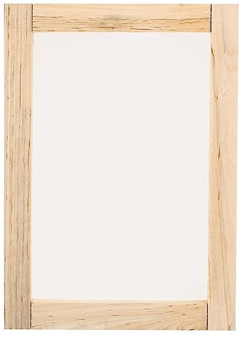 sourcing map Silk Screen Printing Frame Small 9.8 x 6.3 Inch Wood Reusable Washable Screen Print Tool Start Kit with 120 Mesh for Beginners T-Shirts Screen Printing