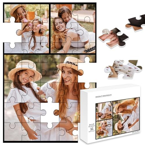 Foto-Puzzle 35-1000 Teile/inkl selbst gestalten Fotopuzzle, individuelles Puzzle für Erwachsene und Kinder Benutzerdefiniert Puzzle perfektes Fotogeschenk