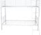 Byinone Metal Bunk Bed Black for 90X190 CM Single Loft Bed Frame with Ladder 3 Colours (Black-White-Grey) (White)