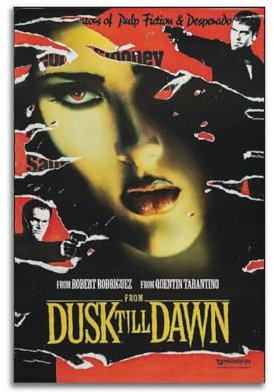 Poster, Raumdekoration, ästhetisches Poster, künstlerisches Poster für Schlafzimmer, Wohnzimmer, Wände, 30 x 45 cm, ungerahmt, von Dusk Till Dawn