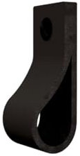 Handles and more - 8x Ledergriffe für Möbel - Schwarz - Größe M 19 cm - inkl. 3 Schraubenfarben - Schrankgriffe Leder - Türgriffe Leder - Ledergriffe für Schuhschrank & Schublade - Lederschlaufen
