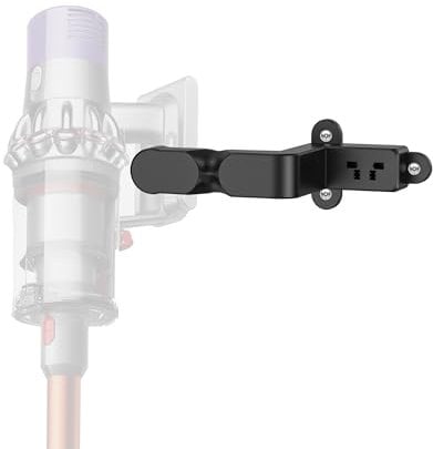 LEENFAER Wall Mount Bracket Holder with AC Outlet Charger for Shark and Dyson Cordless Vacuum Cleaner