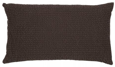 Vivaraise Recyceltes Kissen Maia carbonfarben 30 x 50 cm