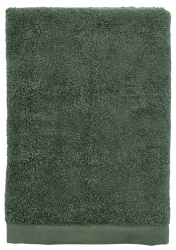 Södahl Comfort Organic Handtuch aus 100% Bio-Baumwollfrottee, 70 x 140 cm, Tannengrün