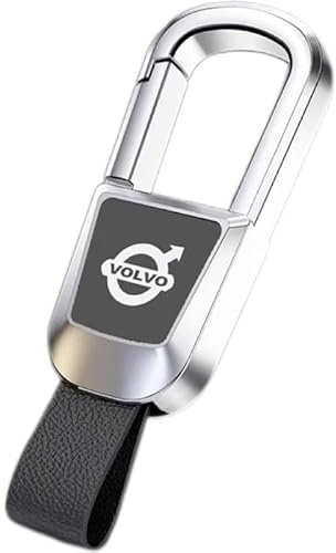 Schlüsselanhänger Auto für Volvo V40 V60 V70 V90 XC40 XC60 V50 S40 S60, Zinklegierung Auto Schlüsselring Schlüsselhalter Auto Schlüsselbund mit Logo Auto Schlüssel Anhänger Autoschlüssel Zubehör