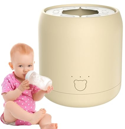 Kioriur Milchflaschen-Shaker für Babys, Mischmaschine für Babynahrung, Milchpulver-Mixer mit 3 Einstellungen, Maschinenspender für Babyflaschen,
