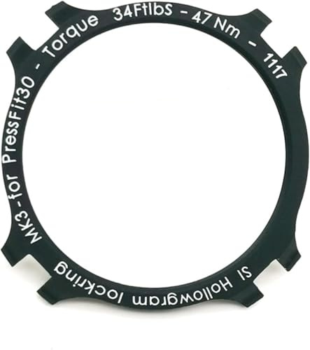 godlol Kurbelverriegelungsring: geeignet für Cannondale Hollowgram Spider Lockring KP021/SuperSix Evo 2- Kit Lockring SL Kurbelarm (Si oder SiSL2 Kurbel) Bike Disc Lock Ring