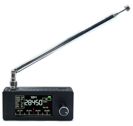 Giwnhvx Neues 0,5-108 MHz SI4732-Radio im Taschenformat, Empfänger, Mini-Radio, Teleskopantenne ESP32-S3