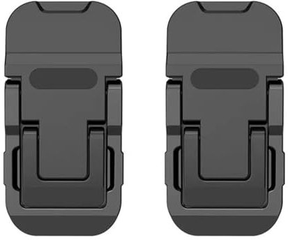 Zwenjuan Supporto Tastatura Doppia Regolazione,2 Pezzi Mini Supporti Laptop Pieghevoli,Supporto Pieghevole per Computer Portatile,Adatto per Tutti I Notebook (Nero)