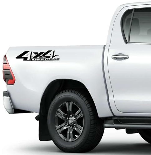 AENQNVK Auto 4x4 Offroad-Aufkleber, Pickup Truck, Vinyl-Dekor-Aufkleber, passend für Isuzu Dmax, Ford Ranger, Toyota Hilux, GMC Sierra Canyon