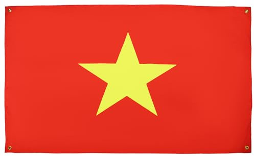 AZ FLAG Drapeau Vietnam 150x90 cm avec 4 oeillets, Pavillon Vietnamien pour balcon ou mur