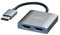 WJESOG DisplayPort a Dual HDMI con Resolución Dual 4K@60Hz, Concentrador de DP a 2 HDMI, Transmisión Multisecuencia para Sistemas Windows y Mac