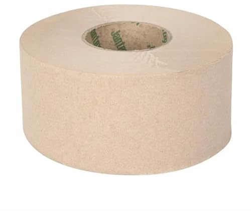 Jantex Green Recycled 2-Ply Mini Jumbo Toilet Rolls 150m, Pack of 12 | Bulk refills reduce maintenance frequency and waste, offering eco-conscious commercial washroom suitability.