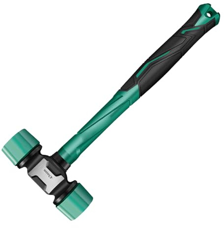 de Goma – de Protección para la colocación del suelo, de mazo flexible de doble cara, mango ergonómico antideslizante, cabeza de goma, herramienta de cuadros, montaje
