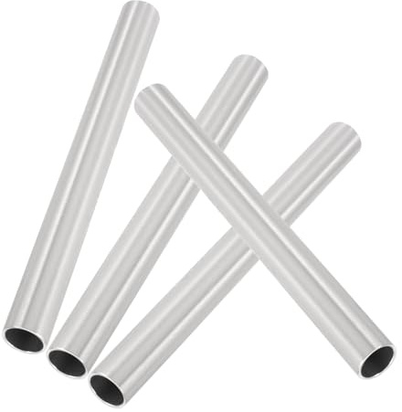 MAGICLULU Aluminiumlegierungs Rohre 4 Stück Zeltstangen Reparaturset Kompakte Reparaturhülsen für Zeltstangen Camping und Wandern