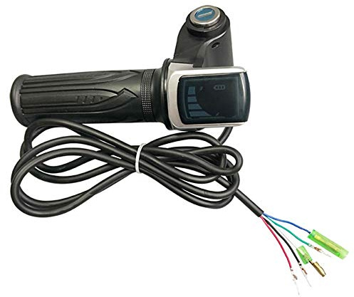 Ehwisbe Fahrrad Twist Gas für Fahrrad Gas 48V Gas Gas LCD Display Sperren Schlüssel