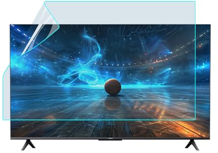 Generisch Matte Blendschutz TV-Displayschutzfolie, Anti-Reflex LCD-LED-Display-Schutzfolie Für Innen/Außen 32–75 Zoll TV-Monitor (32”(698 * 392mm))