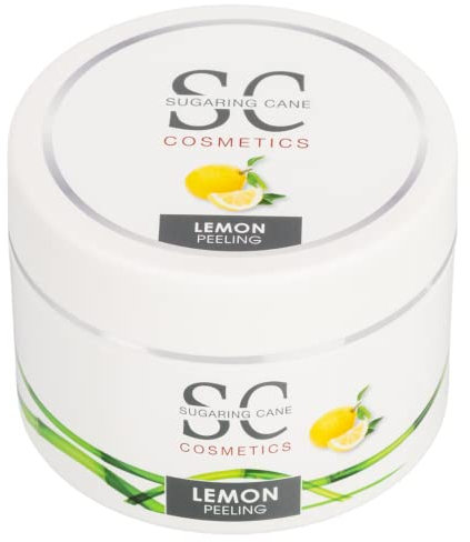 Sugaring Cane Zucker-Peeling | Sugar Body Scrub ohne Konservierungsmittel | Dusch- & Körperpeeling | Lemon, 200ml