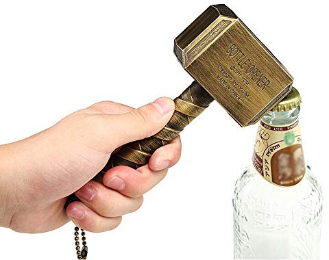 Ysypet Décapsuleur en forme de marteau de Thor en métal