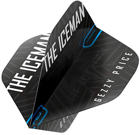 Hardcore Gerwyn Price - Black & Grey Snowflake Logo Flights (3 Sätze pro Packung)