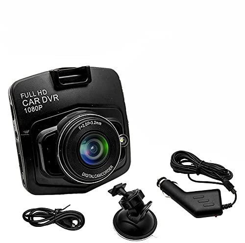 Caméras de voiture Dashcam, 2,4 pouces 1080P HD voiture DVR G capteur voiture DVR lecteur enregistreur vision nocturne 170 ° double objectif dash cam devant la caméra