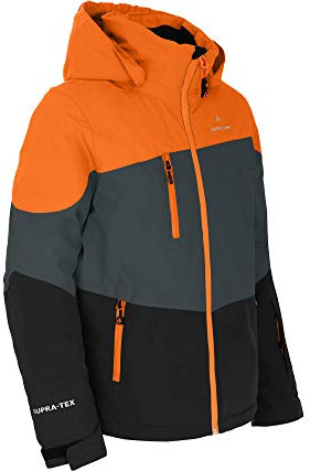 Bergson Volker neo | Kinder Skijacke - Premium Kinder-Skijacke (20.000 mm), Extra warm wattiert & wasserdicht, Höchste Atmungsaktivität (20.000 g), Winddicht & robust, Mit Schneefang & Skipasstasche,