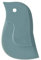 Pan Scraper Silicone Scraper, Penguin Shape Kitchen Tool Oil Plate Multifunction Scraper Bowl Scraper for Kitchen Pans, Bowls Baking Washing, Green