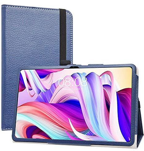 LiuShan Compatible avec TECLAST T40 Pro /T40 Plus Tablet Coque,PU Cuir Etui et Pliable Stand Folio Coque pour Tablette 10.4 TECLAST T40 Pro /T40 Plus Tablet,Bleu
